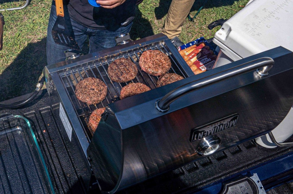 Monument Grills 13742 | Stainless Tabletop Propane Gas Grill