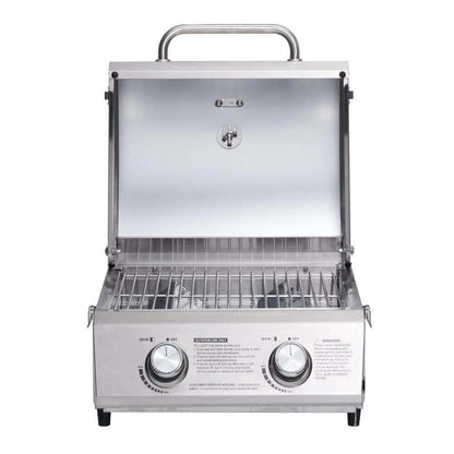 Monument Grills 13742 | Stainless Tabletop Propane Gas Grill