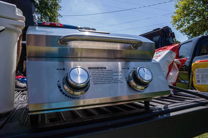 Monument Grills 13742 | Stainless Tabletop Propane Gas Grill