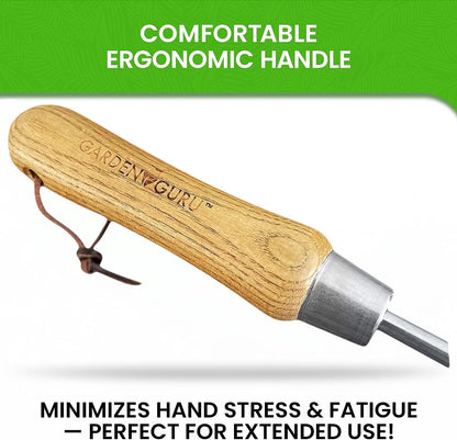Classic Garden Tool Set - Includes Hand Trowel Transplanter Cultivator