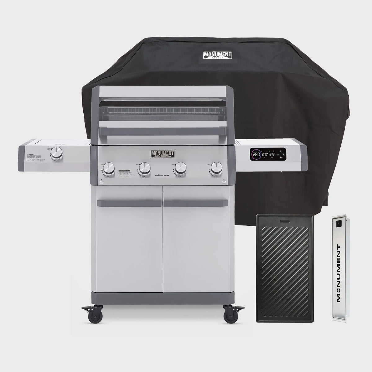 Monument Grills Eminence 405 | Chic Clearview® Smart Stainless Gas Grill