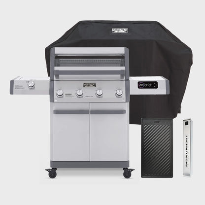 Monument Grills Eminence 405 | Chic Clearview® Smart Stainless Gas Grill