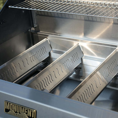 Monument Grills Eminence 405 | Chic Clearview® Smart Stainless Gas Grill