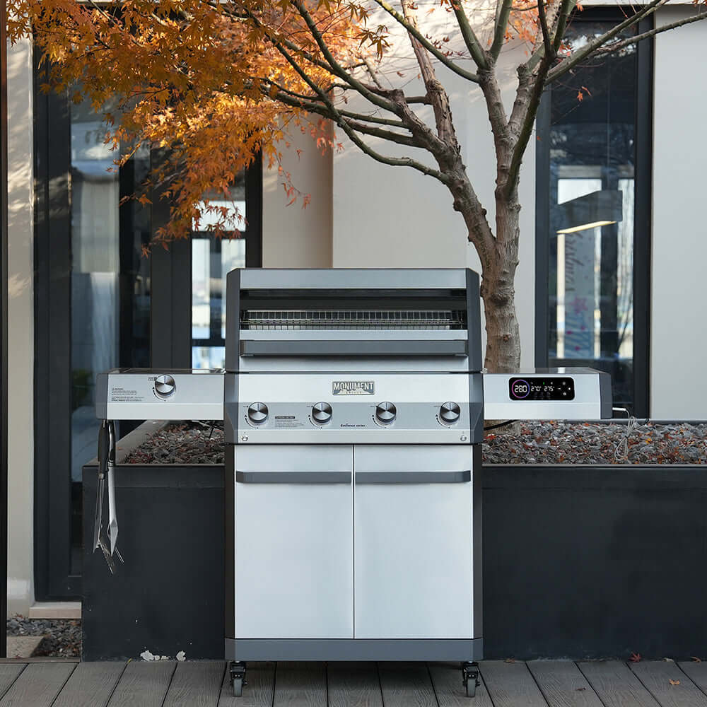 Monument Grills Eminence 405 | Chic Clearview® Smart Stainless Gas Grill