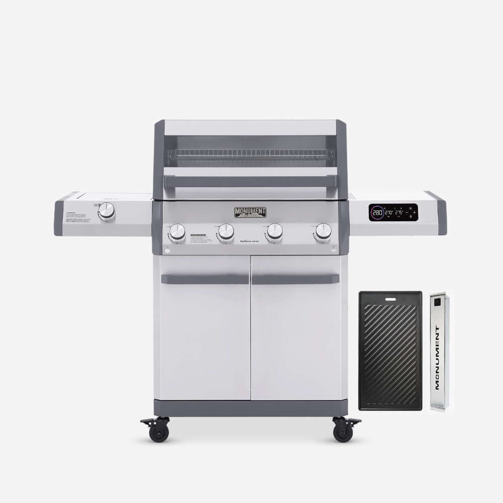 Monument Grills Eminence 405 | Chic Clearview® Smart Stainless Gas Grill